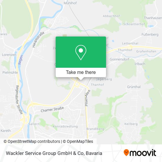 Wackler Service Group GmbH & Co map