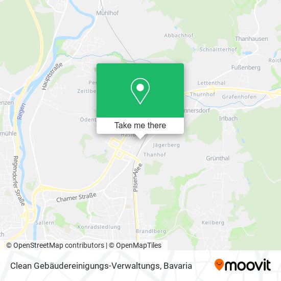 Clean Gebäudereinigungs-Verwaltungs map