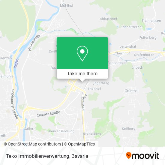 Teko Immobilienverwertung map