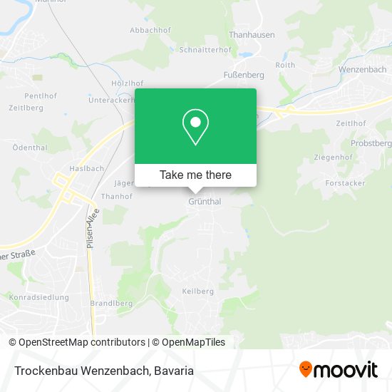 Trockenbau Wenzenbach map