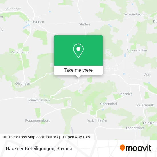 Карта Hackner Beteiligungen