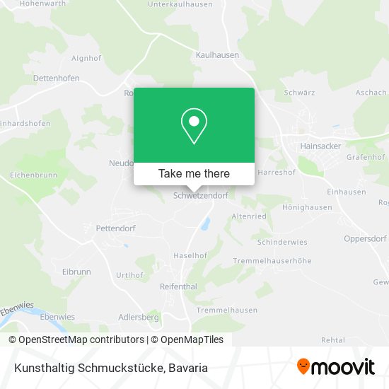 Карта Kunsthaltig Schmuckstücke