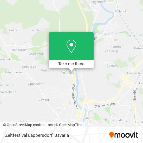 Zeltfestival Lappersdorf map