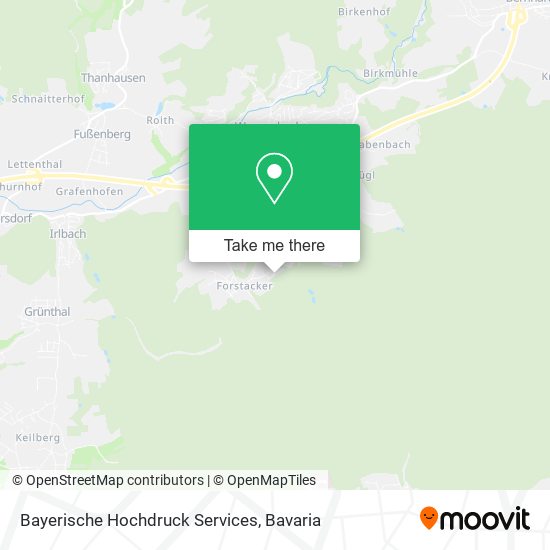 Bayerische Hochdruck Services map