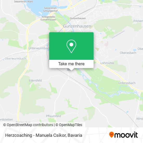 Herzcoaching - Manuela Csikor map