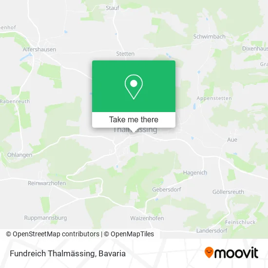 Карта Fundreich Thalmässing