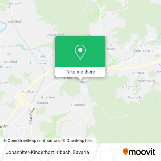 Johanniter-Kinderhort Irlbach map