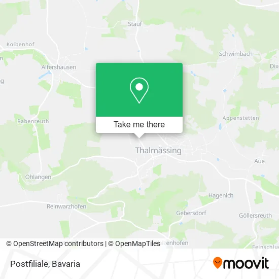 Карта Postfiliale