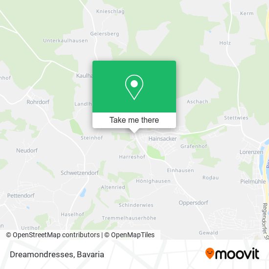 Dreamondresses map