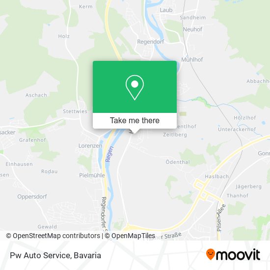 Pw Auto Service map