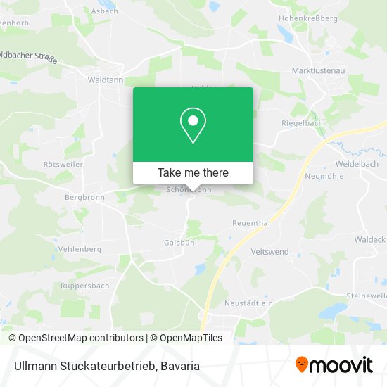 Карта Ullmann Stuckateurbetrieb