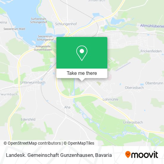 Landesk. Gemeinschaft Gunzenhausen map