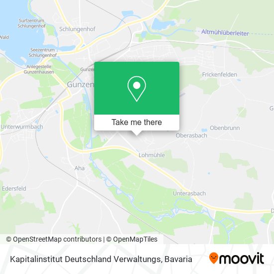 Kapitalinstitut Deutschland Verwaltungs map