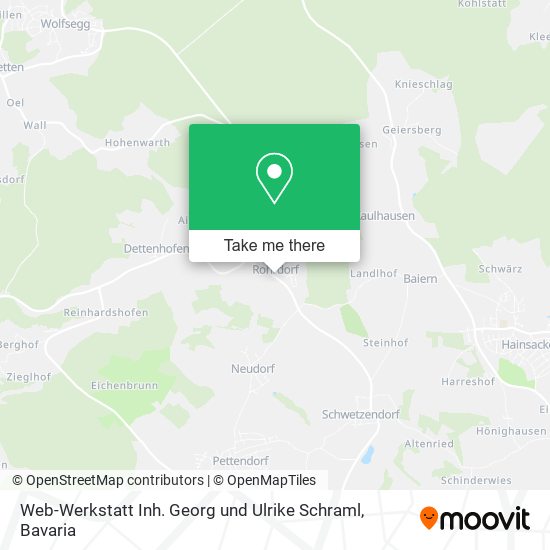 Карта Web-Werkstatt Inh. Georg und Ulrike Schraml