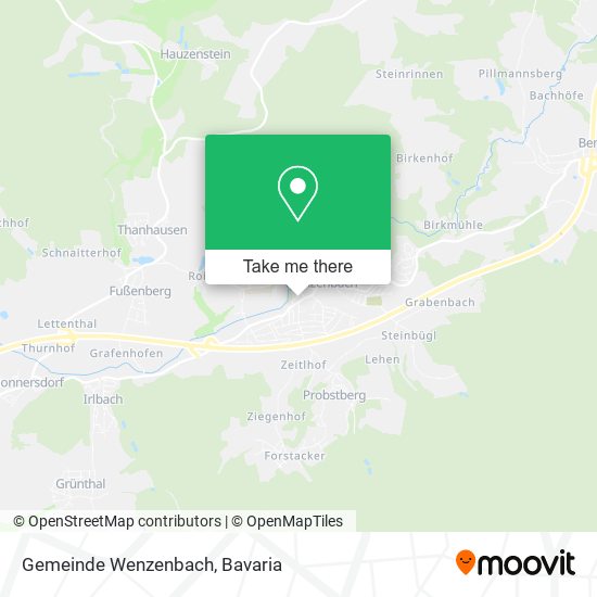 Gemeinde Wenzenbach map