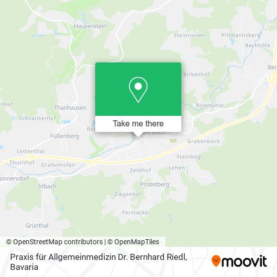 Praxis für Allgemeinmedizin Dr. Bernhard Riedl map