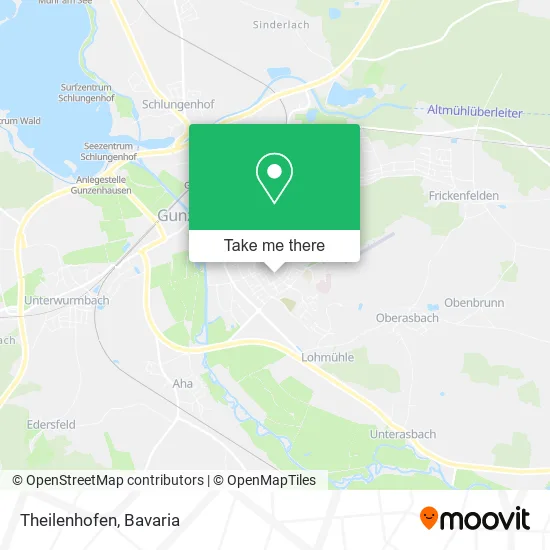 Theilenhofen map