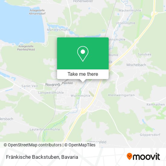 Карта Fränkische Backstuben