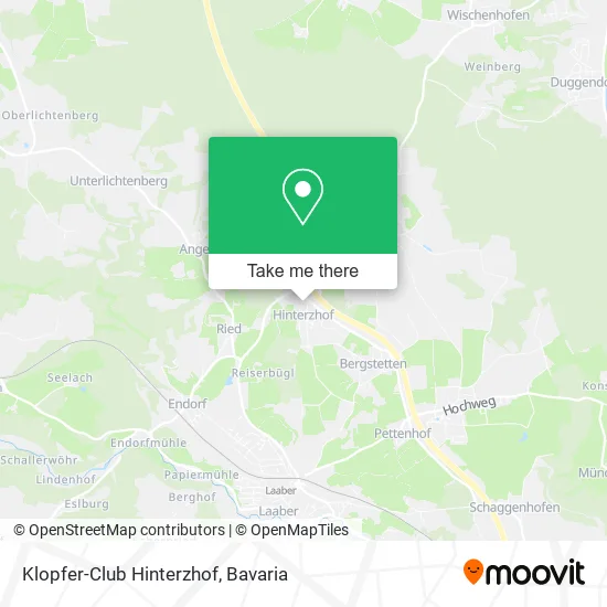 Карта Klopfer-Club Hinterzhof