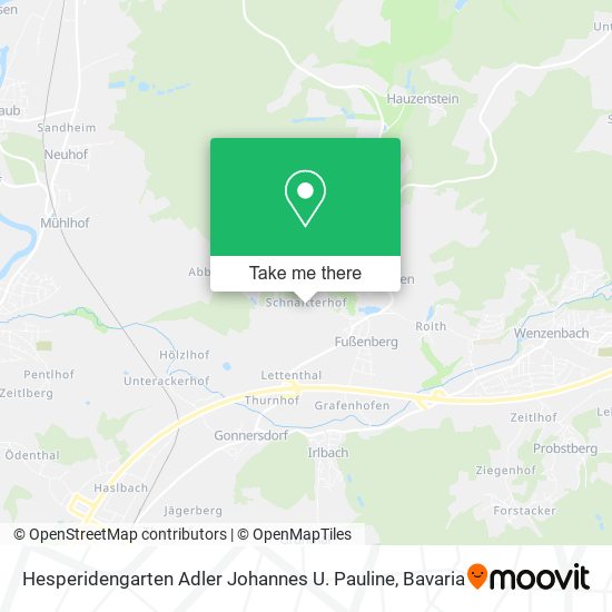 Hesperidengarten Adler Johannes U. Pauline map