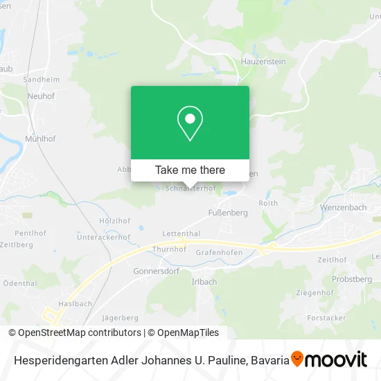 Карта Hesperidengarten Adler Johannes U. Pauline