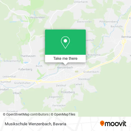 Карта Musikschule Wenzenbach