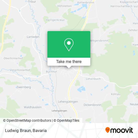 Карта Ludwig Braun