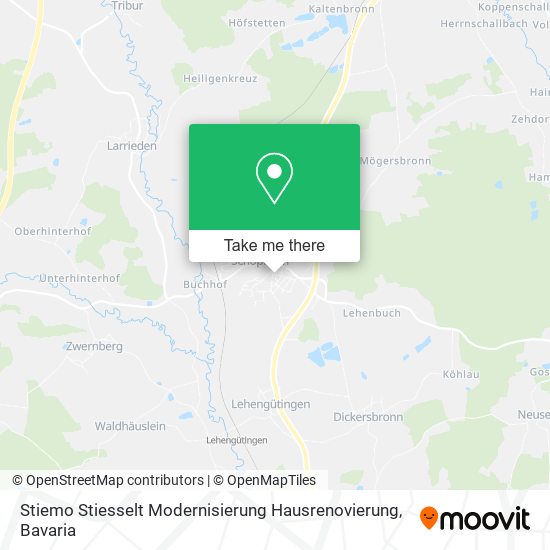 Stiemo Stiesselt Modernisierung Hausrenovierung map