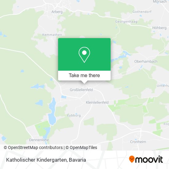 Katholischer Kindergarten map