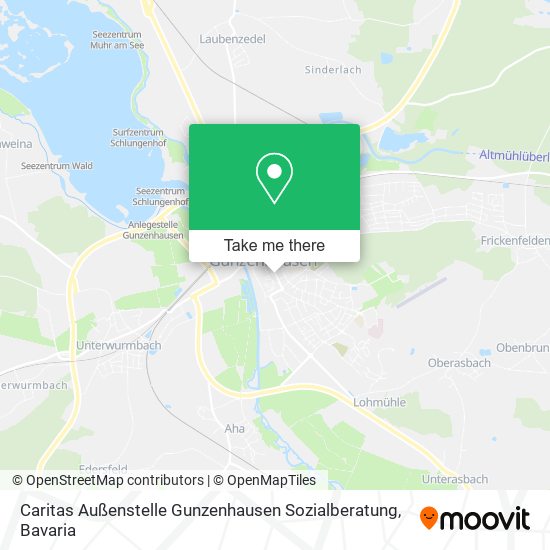 Caritas Außenstelle Gunzenhausen Sozialberatung map