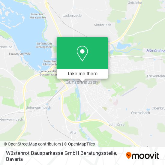 Wüstenrot Bausparkasse GmbH Beratungsstelle map