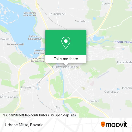 Карта Urbane Mitte