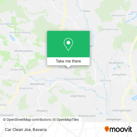 Карта Car Clean Joe