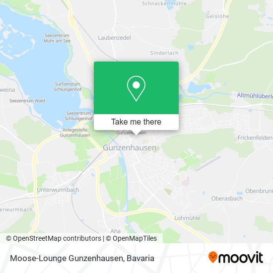 Карта Moose-Lounge Gunzenhausen