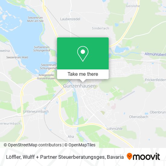 Карта Löffler, Wulff + Partner Steuerberatungsges