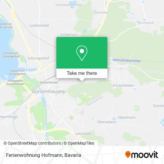 Ferienwohnung Hofmann map