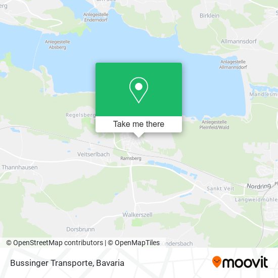 Карта Bussinger Transporte