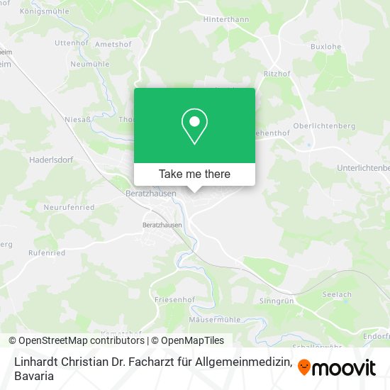 Linhardt Christian Dr. Facharzt für Allgemeinmedizin map