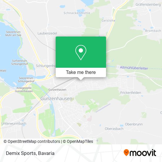 Demix Sports map