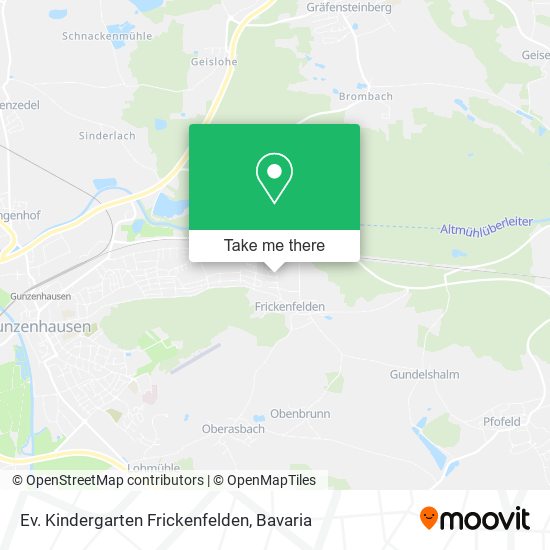 Ev. Kindergarten Frickenfelden map