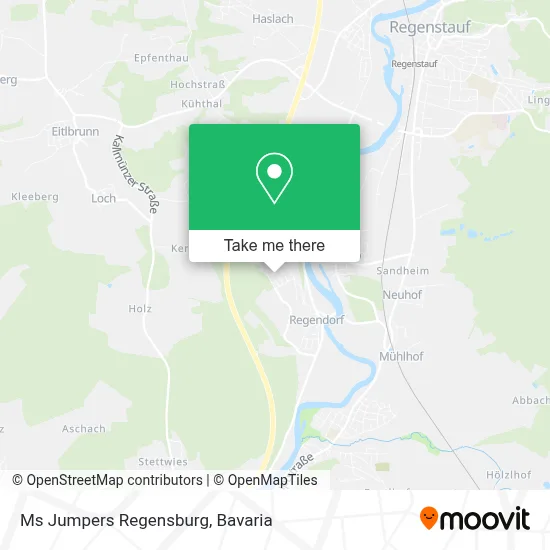 Ms Jumpers Regensburg map