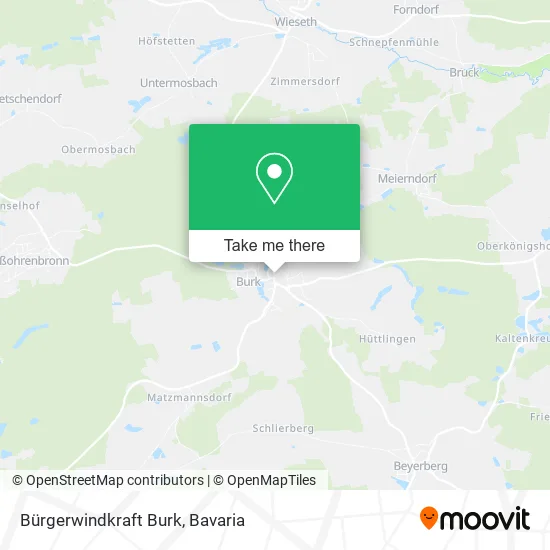 Карта Bürgerwindkraft Burk