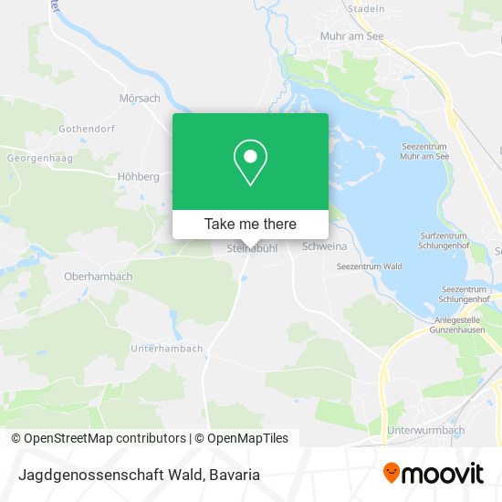 Jagdgenossenschaft Wald map