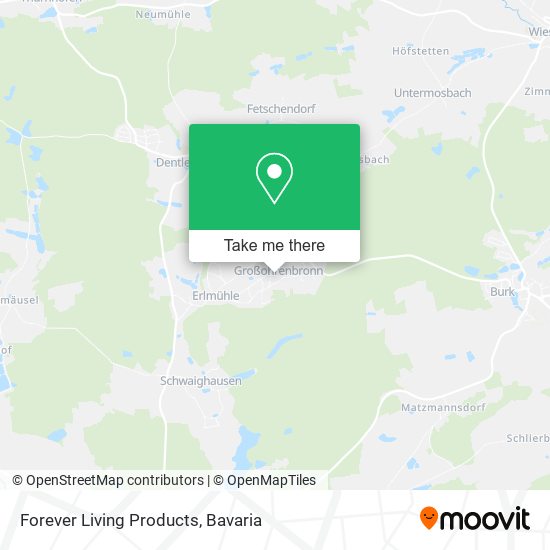 Forever Living Products map