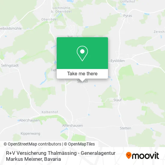 Карта R+V Versicherung Thalmässing - Generalagentur Markus Meixner