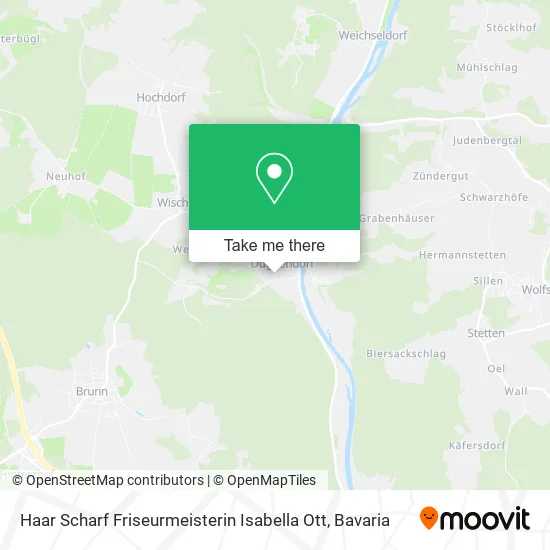 Карта Haar Scharf Friseurmeisterin Isabella Ott