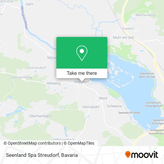 Seenland Spa Streudorf map