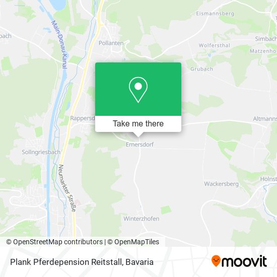 Plank Pferdepension Reitstall map
