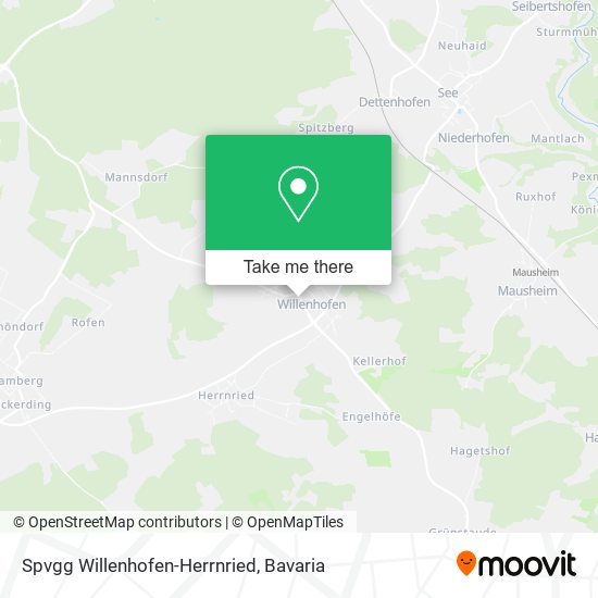 Spvgg Willenhofen-Herrnried map