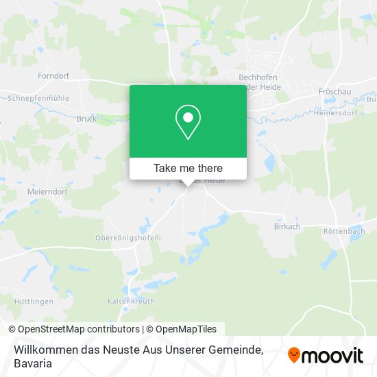 Willkommen das Neuste Aus Unserer Gemeinde map